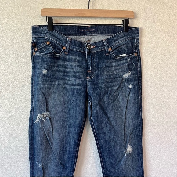 Rock & Republic Distressed Berlin Denim Jeans- Size 31 - Picture 7 of 8